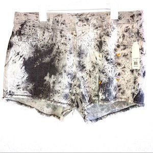 Tie Dye Denim Jean Shorts Size 20